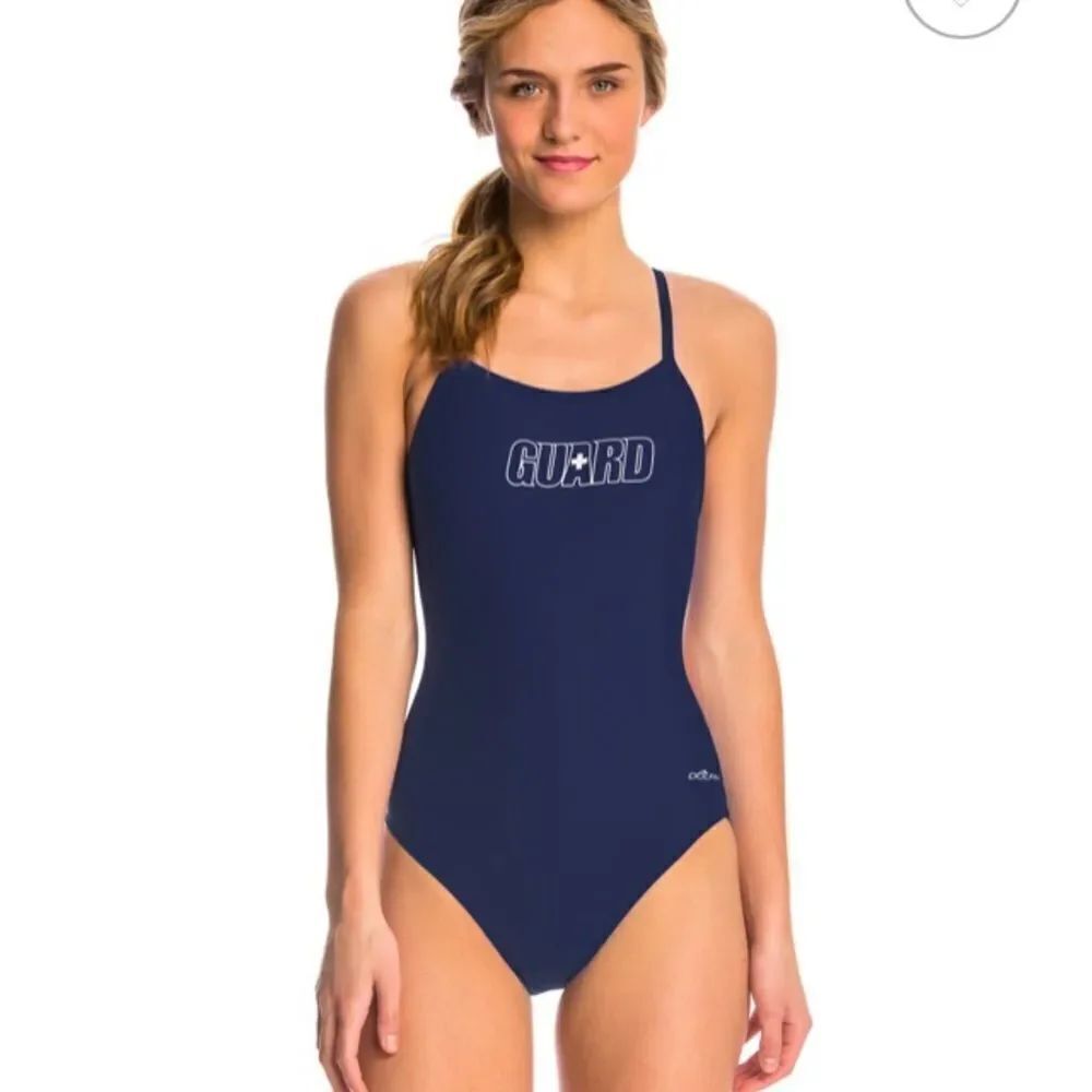 Dolphin Life Guard navy swimsuit
